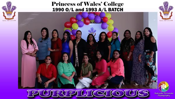 Princess Of Wales' College  1990 O/L & 1993 A/L Batch Purplicious Batch Party